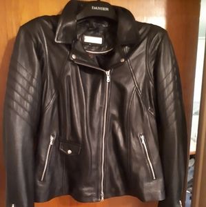 Moto leather jacket
